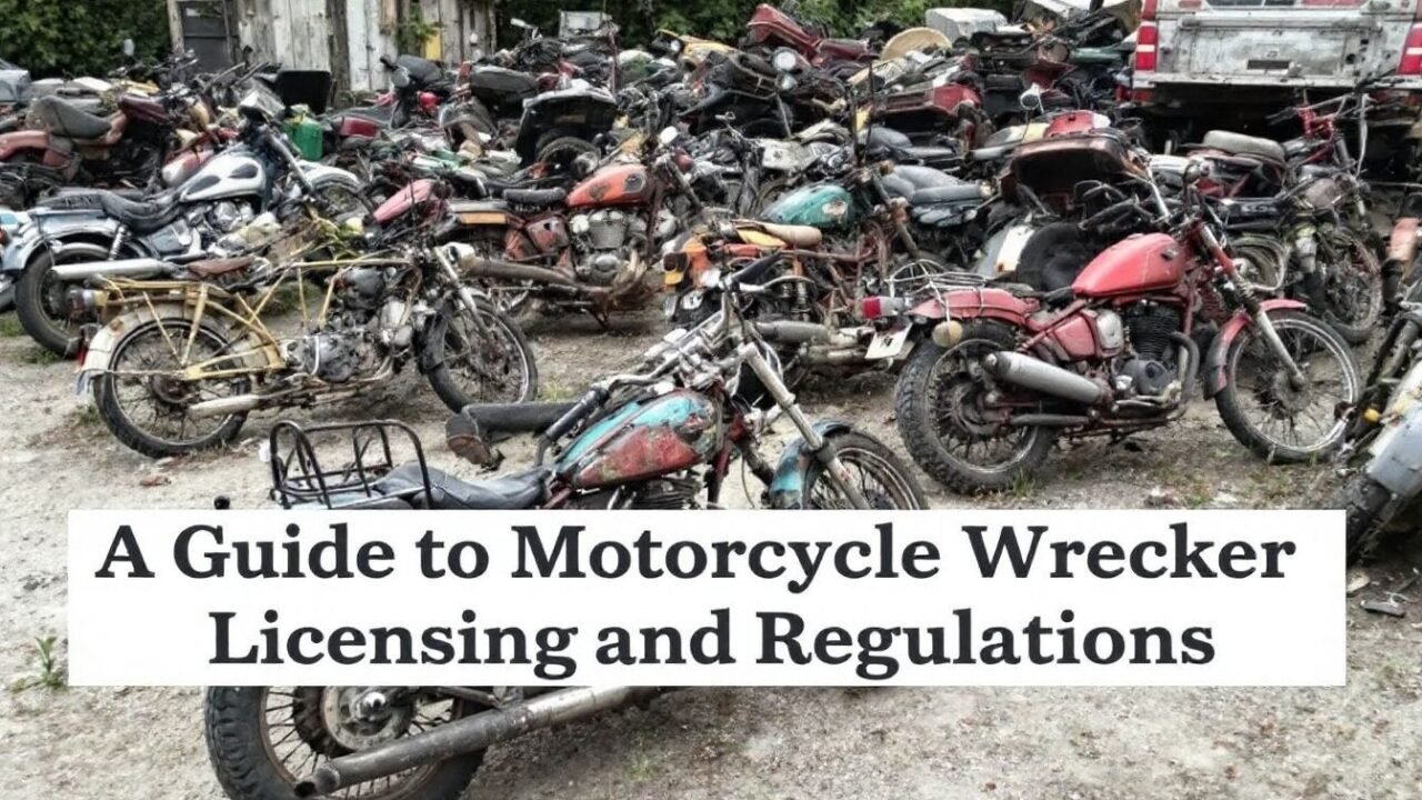Motorcycle wrecker licensing and regulations in Australia