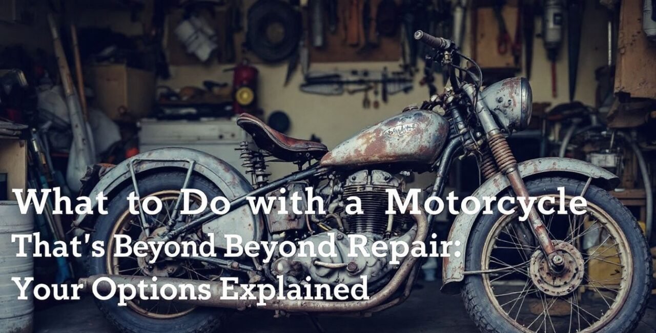 What to do with a motorcycle that is beyond repair