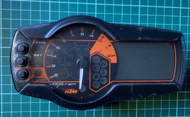 KTM superduke adventurer 990 speedo speedometer dash gauge cluster instrument